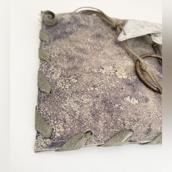 Rare Susan Riedweg Leather clutch Bag Made in USA Southwest - Picture 3 of 9